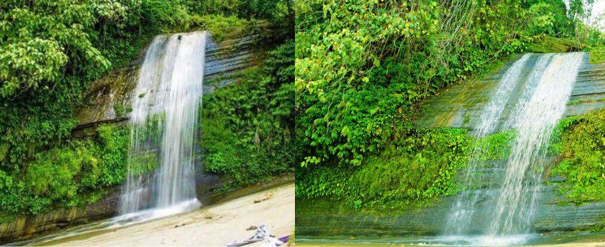 রিসাং ঝর্ণা(Risang Waterfall) – প্রাকৃতিক জলপ্রপাত